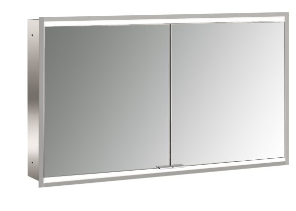 emco Lichtspiegelschrank prime 2, 1.200 mm, 2 Türen, Unterputzmodell, IP20