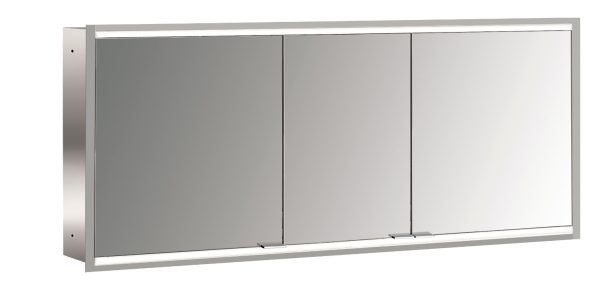 emco Lichtspiegelschrank prime 2, 1.600 mm, 3 Türen, Unterputzmodell, IP20