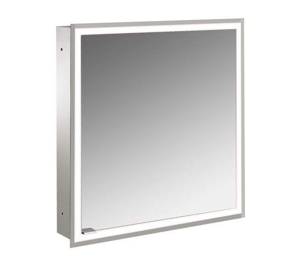 emco Lichtspiegelschrank prime, 600 mm, 1 Tür, Unterputzmodell, IP20