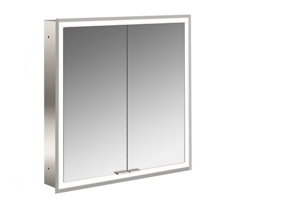 emco Lichtspiegelschrank prime, 600 mm, 2 Türen, Unterputzmodell, IP20