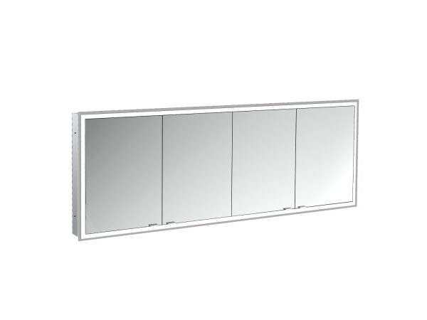 emco Lichtspiegelschrank prime, 1.800 mm, 4 Türen, Unterputzmodell, IP20