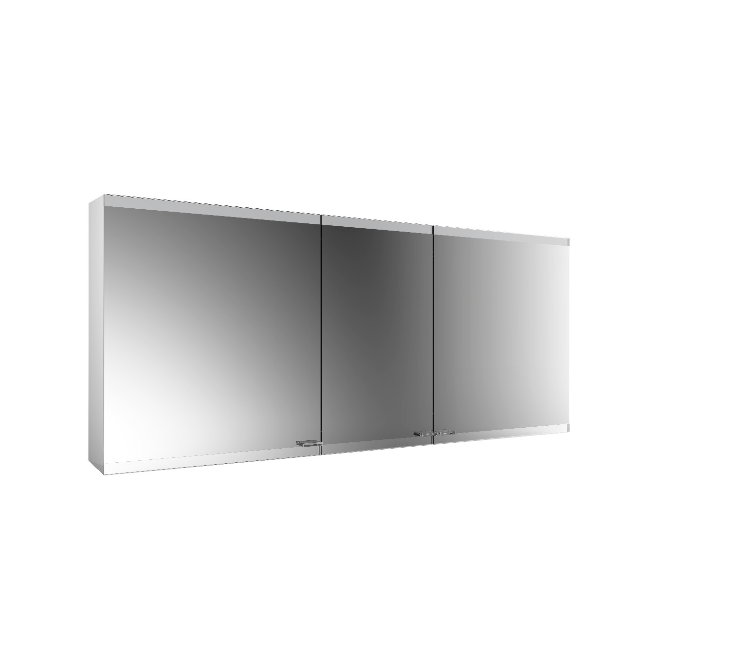 emco Illuminated mirror cabinet evo, 1.600 mm, 3 doors, wall-mounted version, IP 20