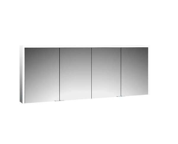emco Illuminated mirror cabinet prime 3, 1.800 mm, 4 doors, wall-mounted version, IP 20