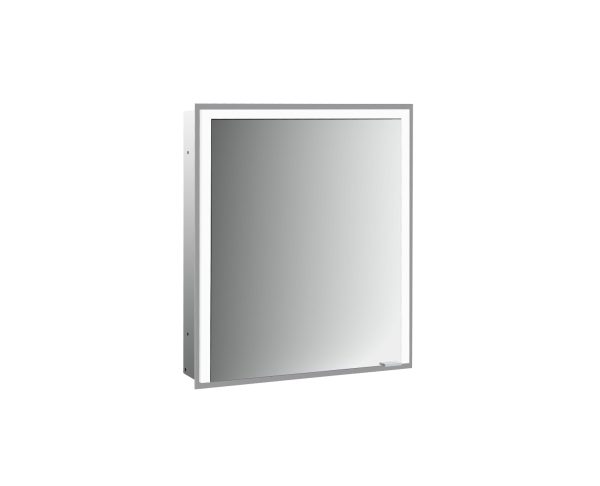 emco Illuminated mirror cabinet prime 3, 600 mm, 1 door, built-in version, IP 20