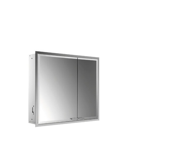 emco Spiegelkast prestige 2, 815 mm, inbouwmodell, brede deur aan de linkerkant, IP44