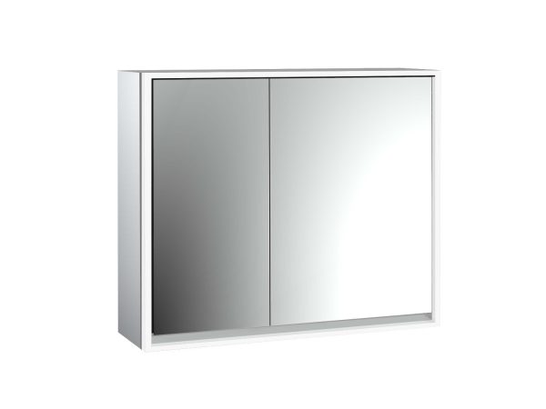 Sinewi Veraangenamen Mogelijk emco loft LED spiegelkast, 800 mm, 2 deuren, opbouwmodel, spiegel  zijpanelen, IP 20. - EMCO (NL)